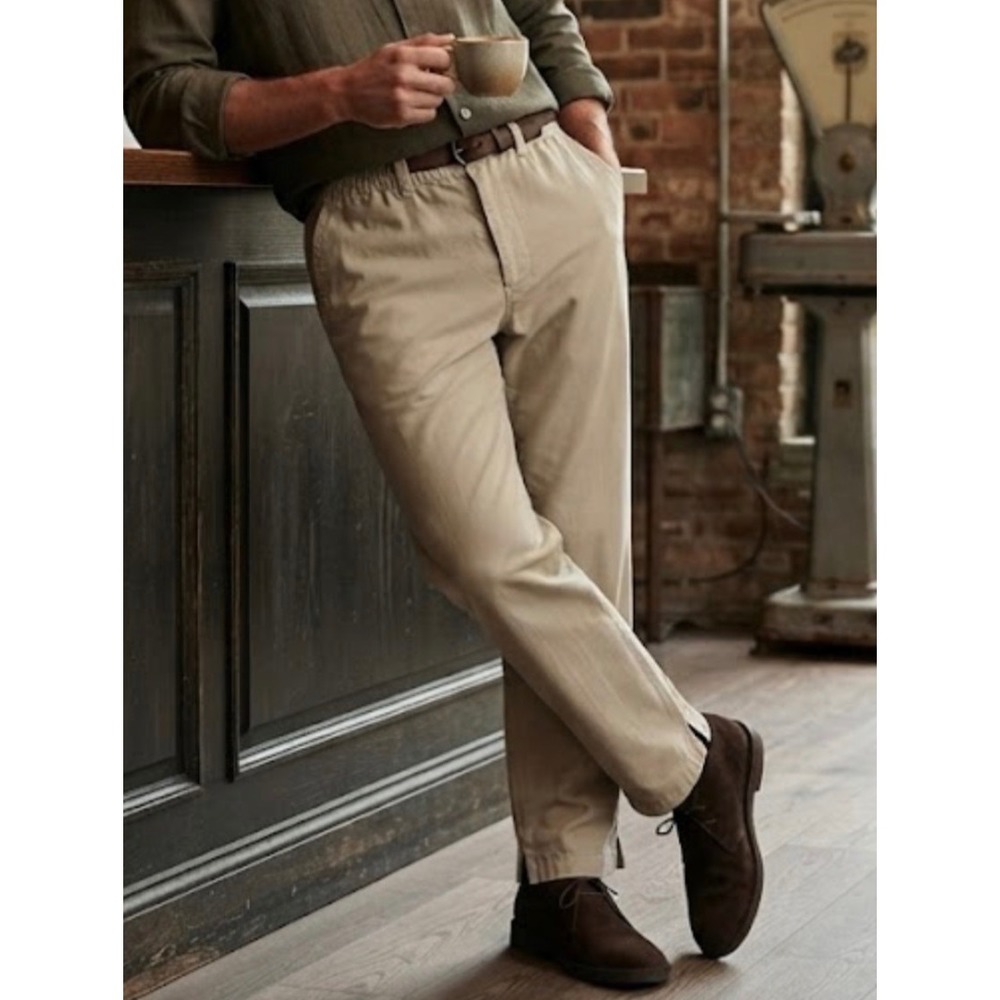 Under Armour Showdown Golf Pants Mens 34/34 Khaki Tan Stretch‎ Straight Leg